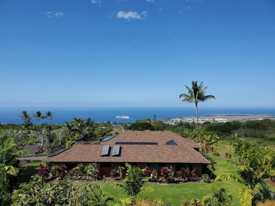 カイルア・コナ Sweeping Ocean Views Ideal Location Gatedヴィラ エクステリア 写真